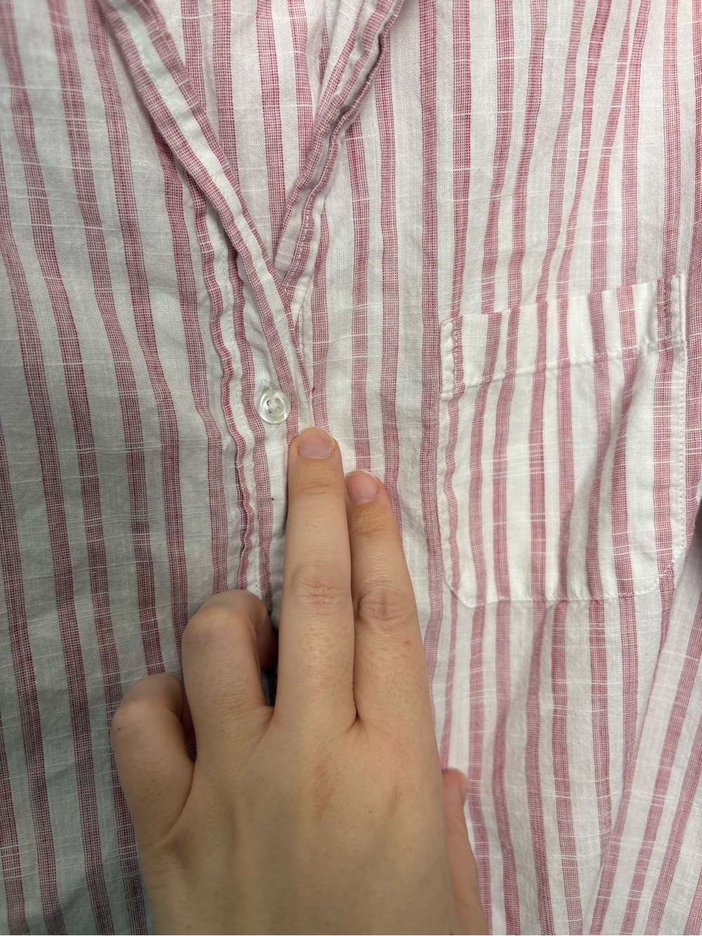 🌟Grayson The Hero Button Up Pink Striped Shirt - Picture 4 of 8
